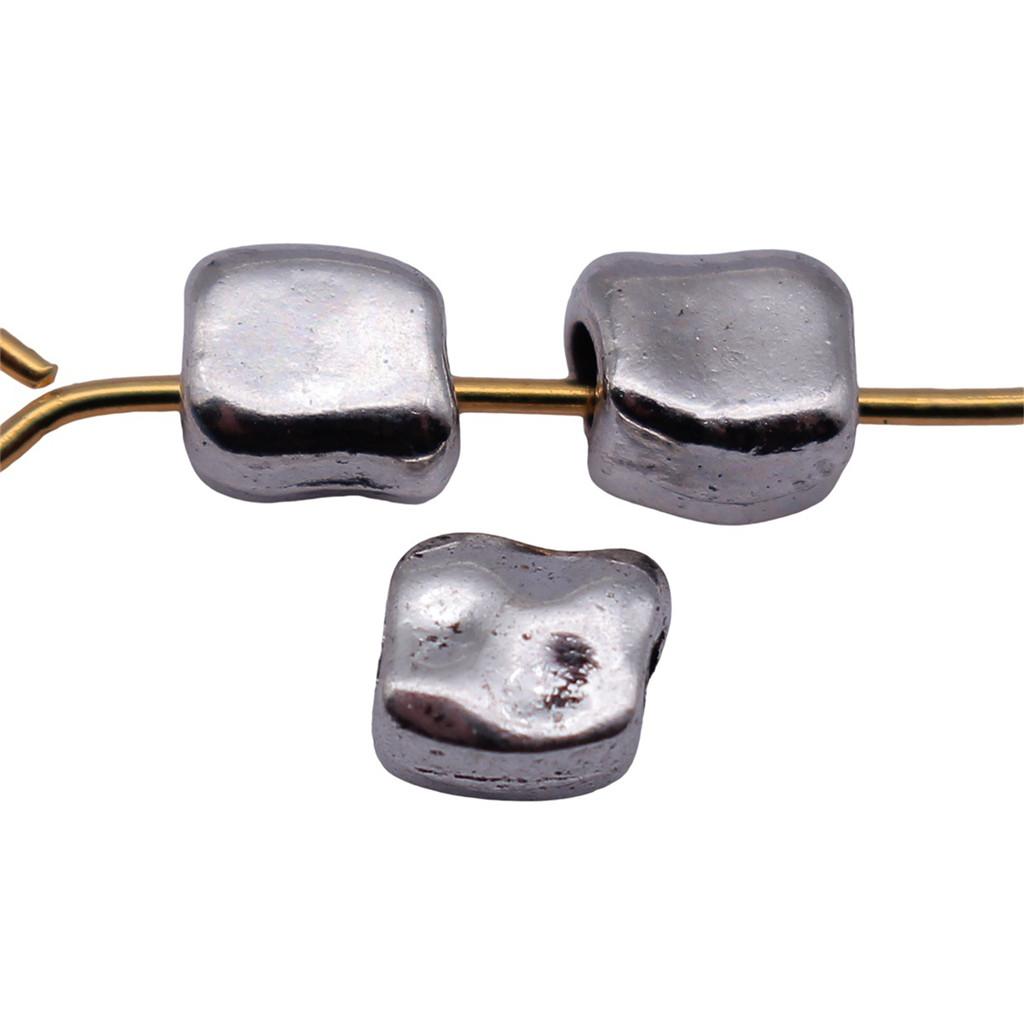Runde Perlen mit kleinem Loch Antike Metallanhänger Abstandshalter Schmuckherstellung Zubehör