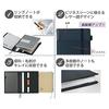 KOKUYO Note Cover Notebook Systemic Ring Note Compatible A5 Leather Style Black 50 Sheets No-V685B-D