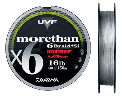 Daiwa PE Line Seabass More Than UVF 6 Braid Si 150m 11lb Carbon Gray + 0.6