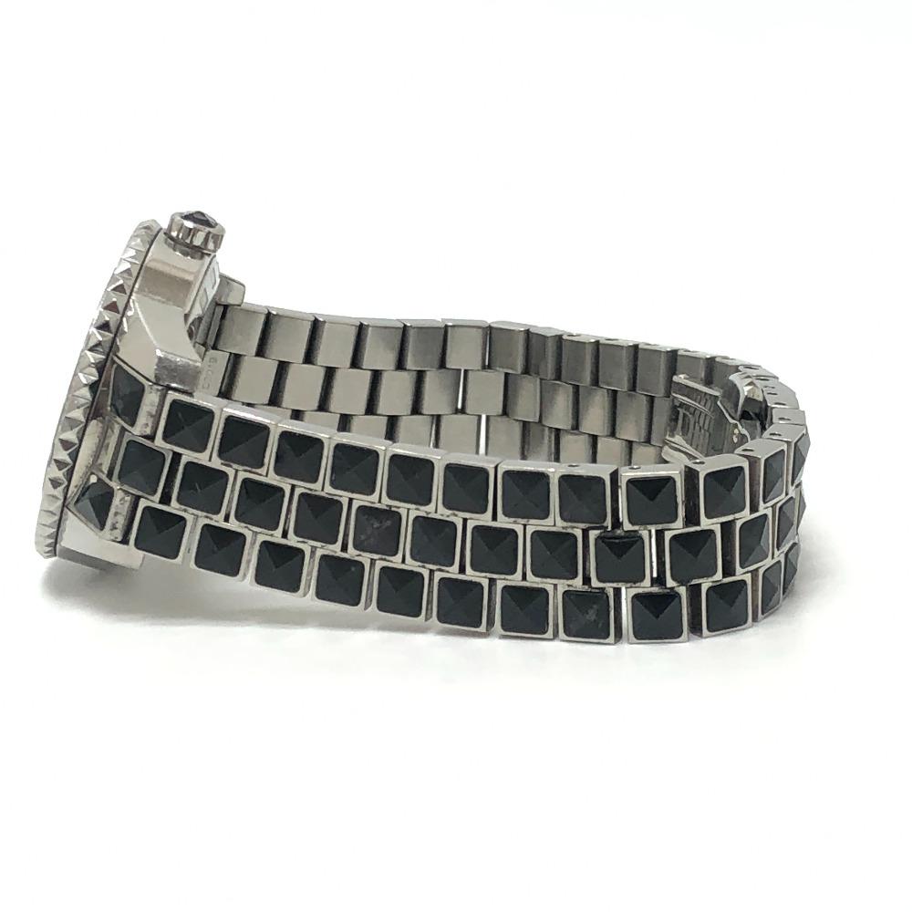 Dior CD113119 Crystal Diamond Bezel 16P Quartz Date Watch Round Face Wristwatch