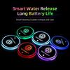 hijk1 Car Glowing Coasters LED Light Water Cup Mat For VW Golf Amarok T5 Phaeton GTI Teramont ID3 Car USB Charging Coasters keychain
