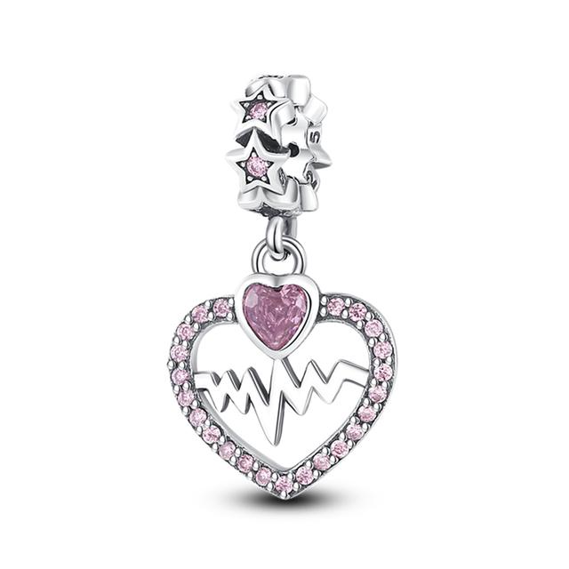 Fit Armbänder 925 Silber Bunte Charms Perlen Liebe Schmetterling Biene Blume Baumeln Für Diy Schmuck Geschenk Machen