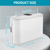 Tissue Box ABS Square Wet Tissue Paper Dispenser Non-Slip Bottom Portable Napkin Holder with Visible Window for Kitchen Bathroom