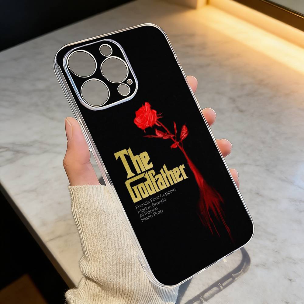 

T-The G-Godfather-R Phone Case For iPhone 17 16 15 14 13 12 11 Mini Pro Max Plus Transparent Cover iPhone16e