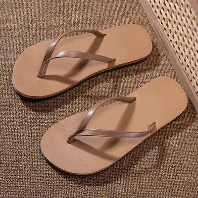 Men Flip Flop Sandals Lightweight Soft Toe Post Non Slip Sole For Beach Shower Summer Outdoor Casual Daily Wear Lightweight