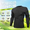 Kit da Calcio da Portiere a Maniche Lunghe da Uomo Con Protezioni Imbottite Tuta a Compressione Uso Allenamento Partita