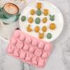 Food Grade Silicone Chocolate Mold Easters Themed Rabbit Eggs Cake Cookie Mould Convenient Kitchen Dessert Baking Tool