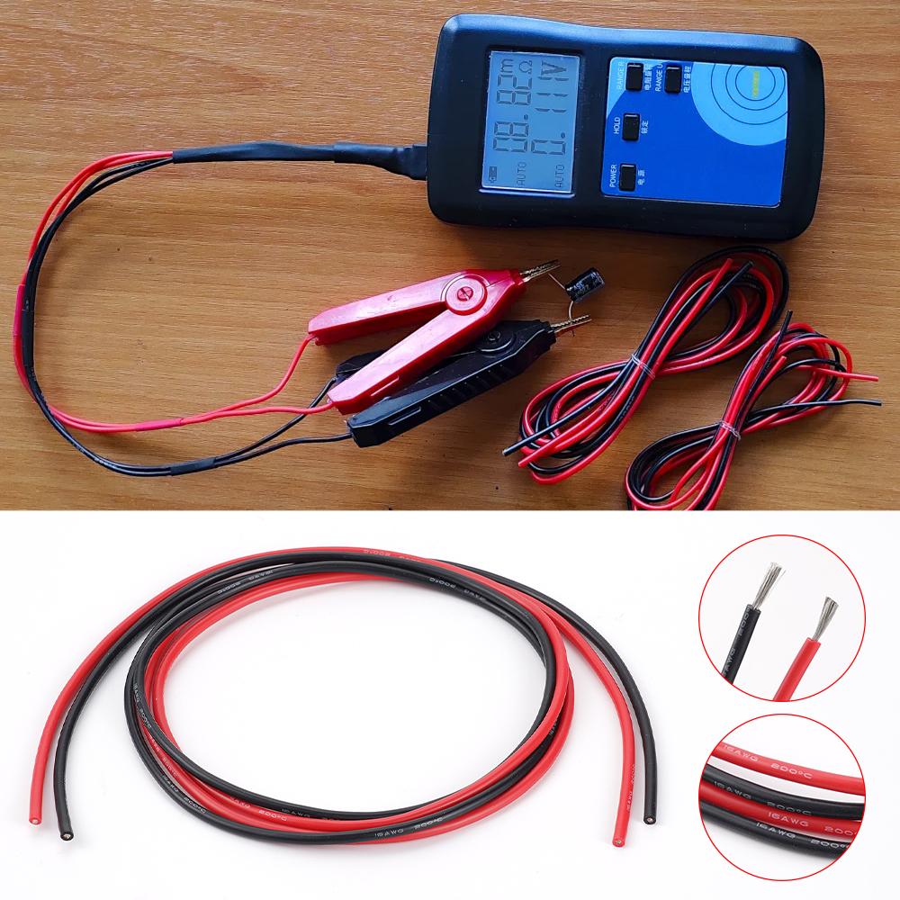 2m 16 AWG M Extension Cable  2pin Use For 12V 24V LED Strip Tape String Connect Electric Wire High Temperature Resistant Tinned