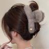 Large Plush Hair Claw Autumn/Winter 2026 New Women's Hair Accessories High-End Feel Shark Claw Hairpin Fashionable Hair Accessor