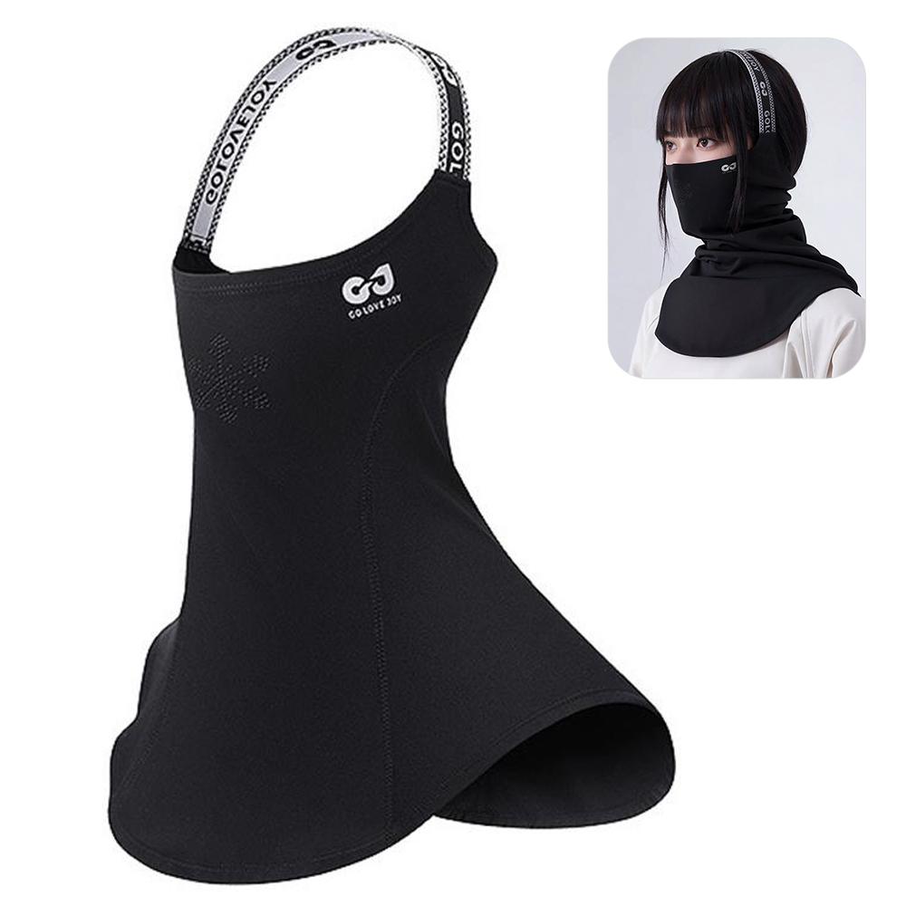 GOLOVEJOY DTJ56 Unisex Winter Outdoor Neck Gaiter Mask Warm Cycling Hiking Skiing Face Cover A