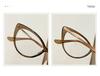 Anti Radiation Eyeglass Cat Eye Blue Light Blocking Glasses Replaceable Lenses Trendy Vintage Fashion Eyewear