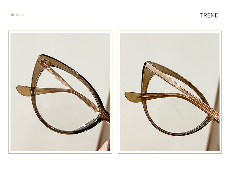 Anti Radiation Eyeglass Cat Eye Blue Light Blocking Glasses Replaceable Lenses Trendy Vintage Fashion Eyewear