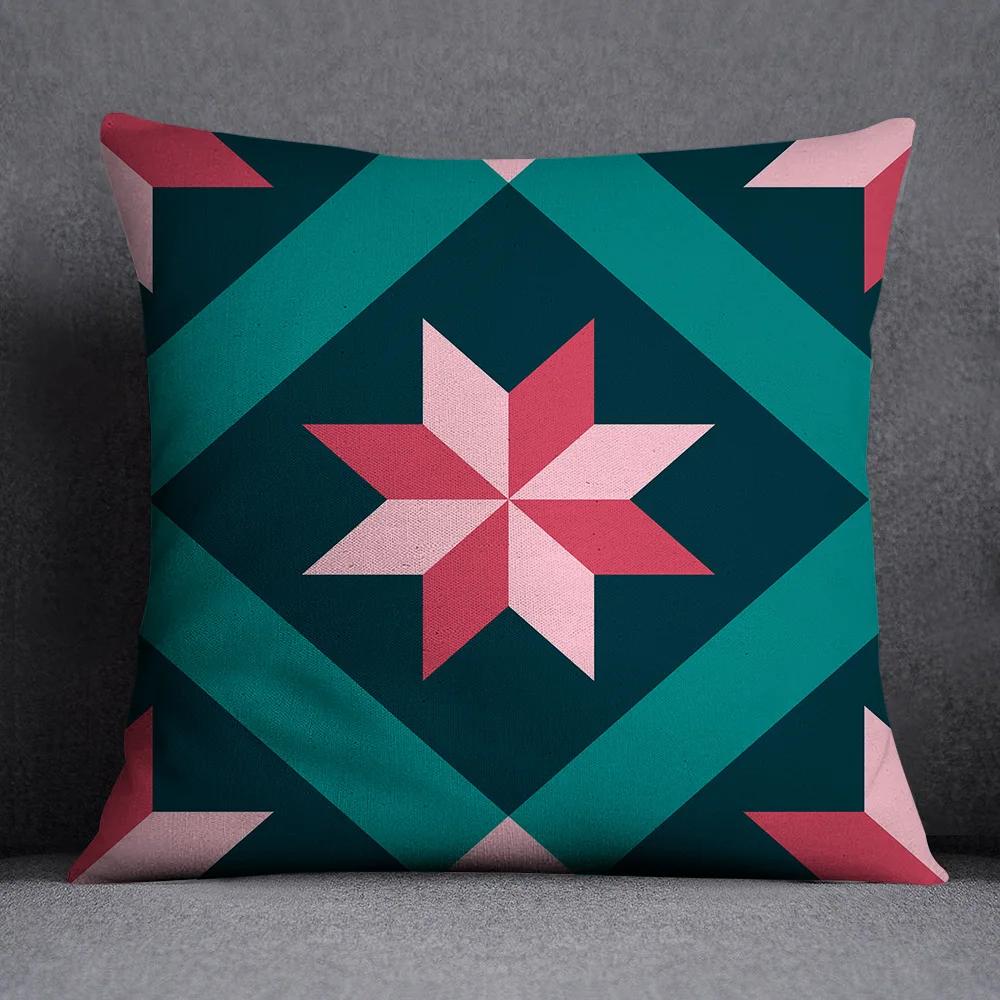 Wohnkultur Geometrische Design Kissenbezug Schlafzimmer Wohnzimmer Minimalistischen Büro Auto Innen