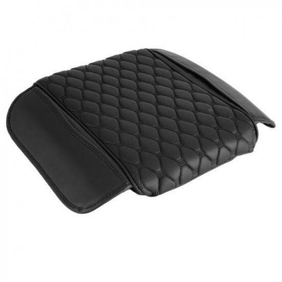 Auto Armrest Pad Cover PU Leather Center Console Box Cushion Mat Car Accessories