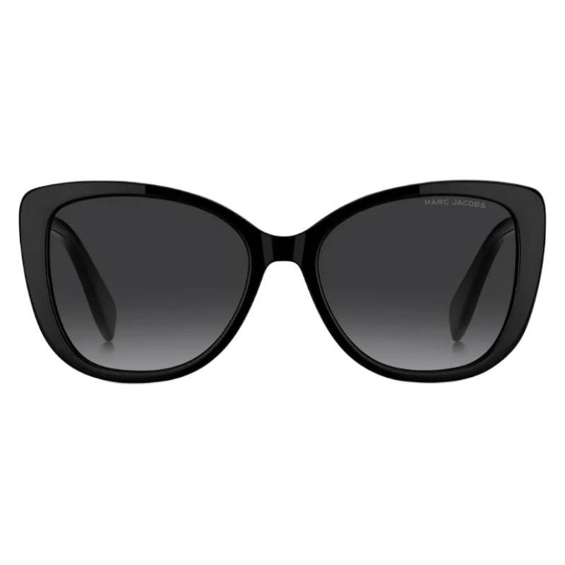 Marc Jacobs Elegant Acetate Irregular Sunglasses Women's Black MARC815S
