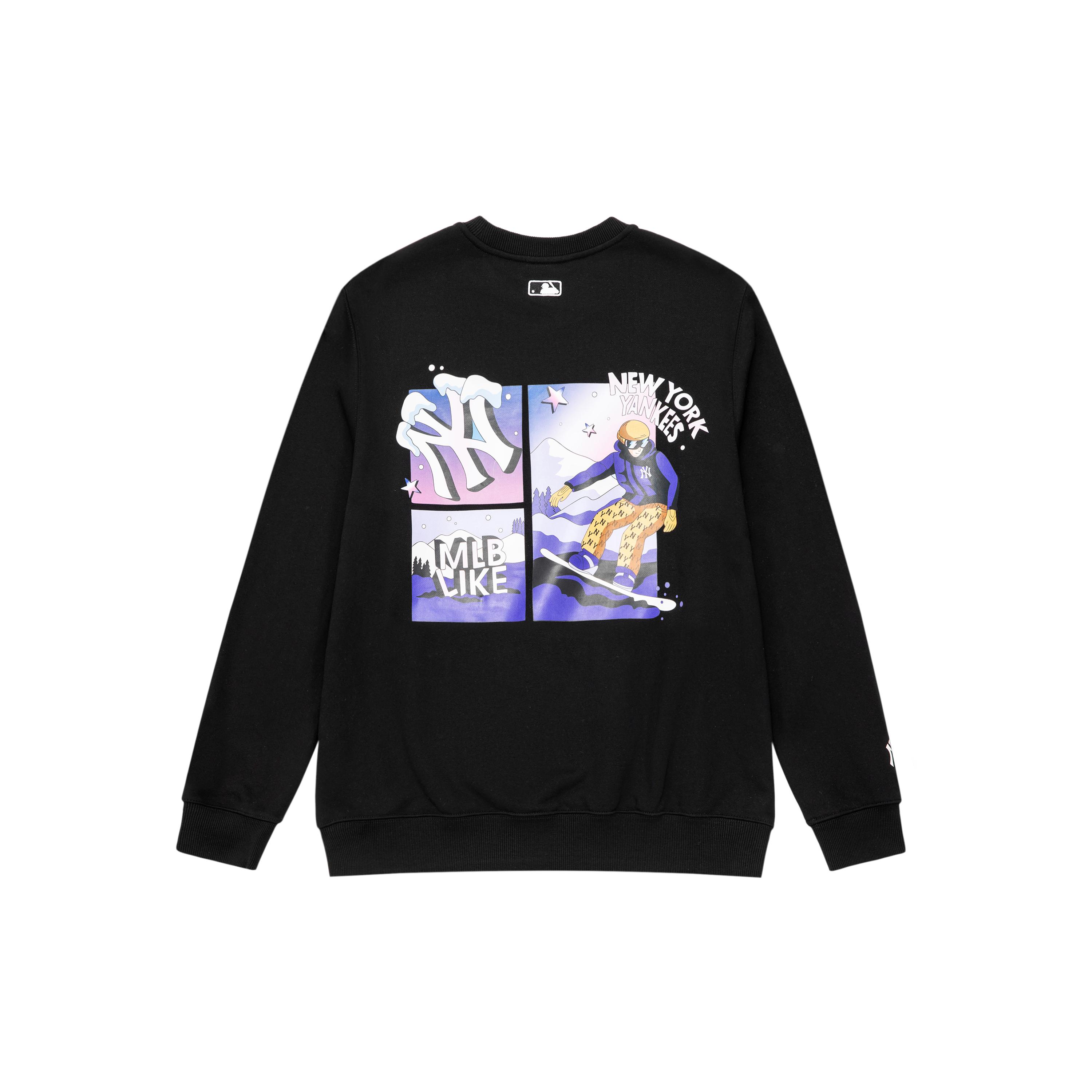 

New MLB New York Yankees Sweatshirts Unisex Black 3AMTL0134-50BKS S