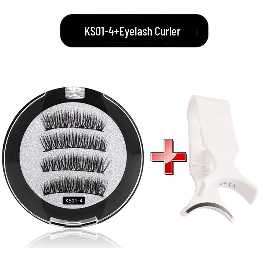 Magnetic Reusable False Eyelashes - Little Devil Quantum Set, Glue-Free, Long-Lasting, Natural Look