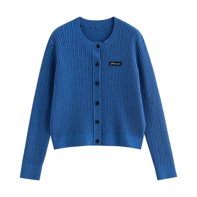 Chuyu Women's College Style Cable Knit Cardigan