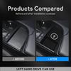 PVC Car Wireless Charger Pad Stable Fast Charging For Lexus ES 2022-2024 Center Console Storage Box Auto Decoration Accessories