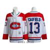 Mens Ice Hockey Jersey Retro Style Custom Number 93 Suzuki Demidov Caufield Cotton Blend Training Uniform