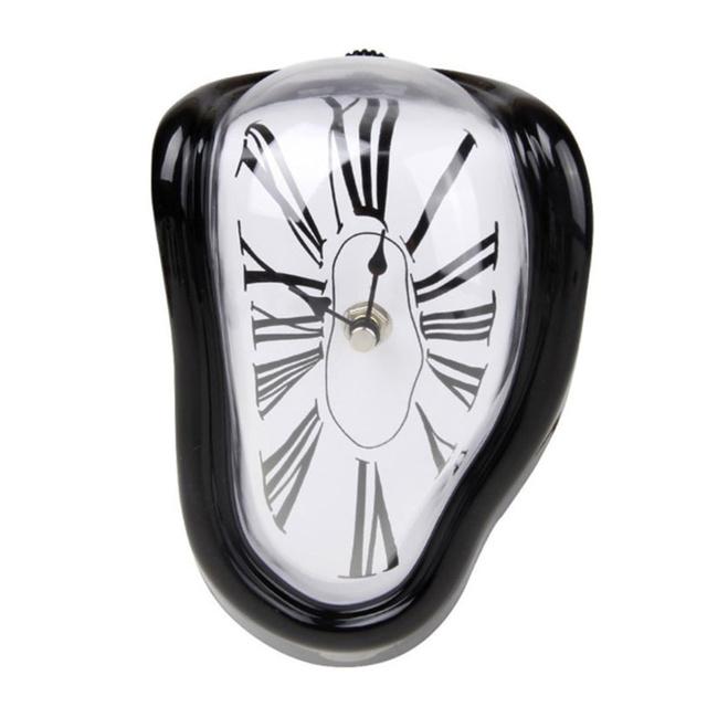 Melting Clock Decorative Table Desk Decor Salvador Dali Style Special Gifts Home Watch Office Shelf Table Gift