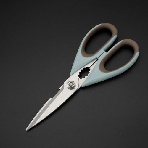 ODMILY Left-Handed Kitchen Scissors, Multipurpose Scissors for Women, Sikkos Utility Accessories, General Purpose, Sharp, Food, Seafood, Smart Cutter,