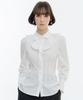 Ish Frill Ruffle Collar Blouse (White)