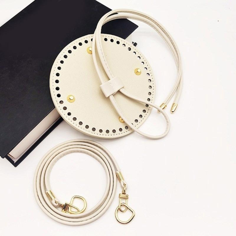 Leather Bag Backpack Making Set,Leather Purse Making Kit with Bag Bottom,Shoulder Strap,Drawstring for DIY Bag Making