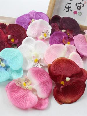Phalaenopsis Orchid Faux Flower Heads for DIY Headdress or Wedding Dress Decoration