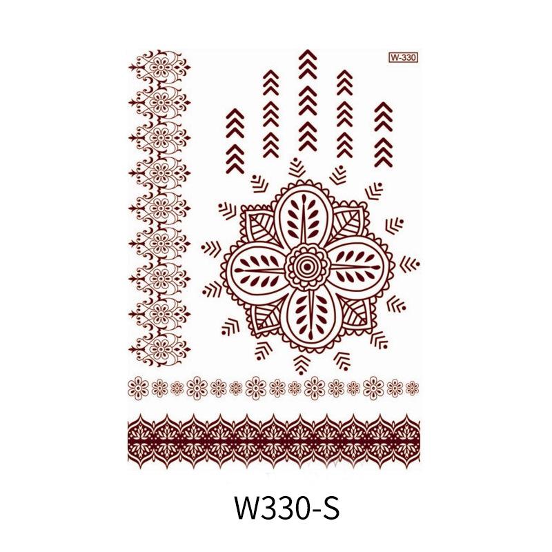 Beauty Sticker Vermilion Lace Tattoo Sticker Waterproof Tattoo Sticker