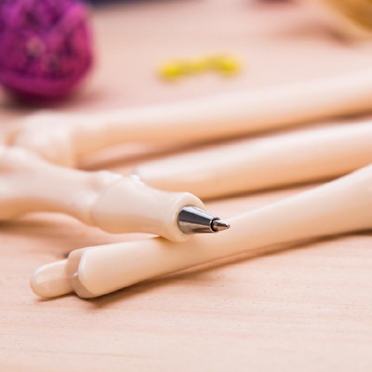 Novelty Bone Shape Ballpoint Pen Refill Writing Ball Pens School Office Pen