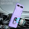 Anti-Drop Finger Ring Folding Coque Case for Samsung Galaxy Z Flip 3 5 2 Flip5 Flip2 Flip4 Flip 4 Flip3 5G Hard Cover Fundas