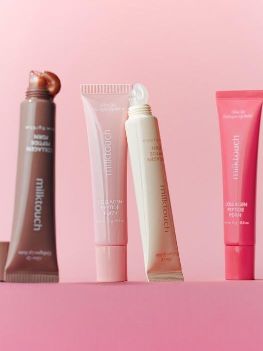 MilkTouch [Glossy Coating] Glow Up Collagen Color Lip Balm 4 Colors