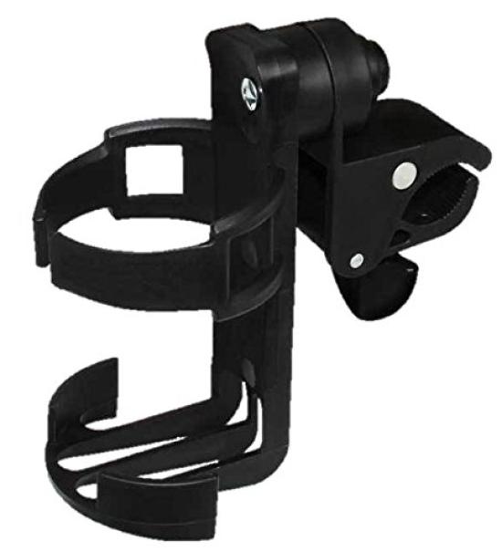 

BlueField Drink Holder for and Motorcycles with Clips for Easy Installation Holder/Cup Bicycles, Strollers, Bikes, чёрный