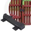 Yousheng Slide Gate Latch Heavy Duty Latch Lock with Padlock Hole Rustproof Corrosion Resistant Versatile Indoor Outdoor Use Door Lock Set