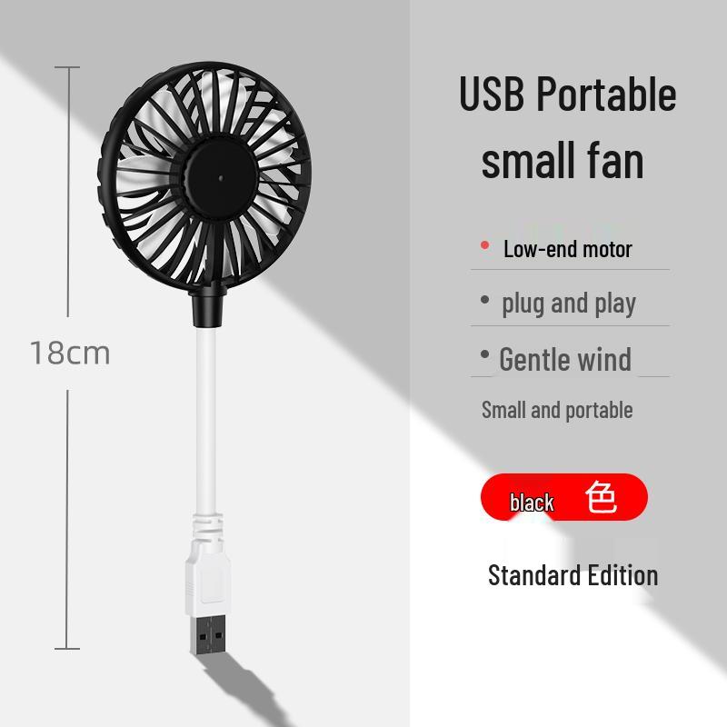 Portable Silent USB Mini Fan for Baby, Dorm, & Desktop with High Wind Power No Battery