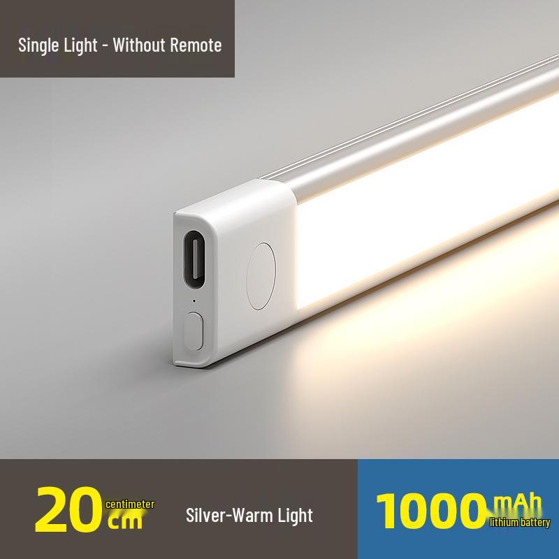 

Перезаряжаемая светодиодная лента с датчиком для шкафов, гардеробов и витрин - Магнитная, Беспроводная, Самоклеящаяся