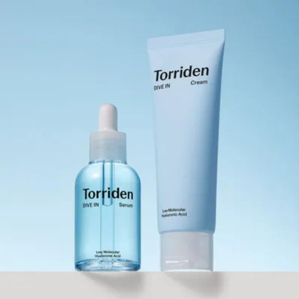 

[Набор из 2 предметов] Сыворотка Torriden Dive-In 50 мл + Крем 80 мл / K-Beauty КОРЕЙСКАЯ КОСМЕТИКА