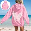 Comfortable Unisex Casual Long Sleeve Hooded Sweatshirt with Print for Men and Women