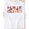Malle Besties Mallorca Bachelorette Party T-Shirt - Y2K Retro Oversized Unisex Tee Suitable For Men & Women, Hot Transfer Print Baggy Fit With