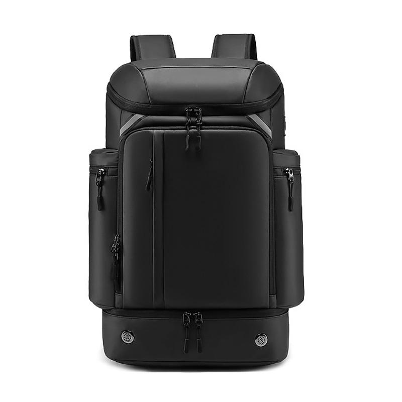 Men's Expandable Travel Backpack, 17 Inch Large Water Resistant Laptop Backpack with Shoe Compartment, Airline Approved Carry On