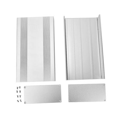 Aluminum Alloy Electronic Case Project Box Sandblast Oxidized Silver Protective Case 68 X 145 X 250mm