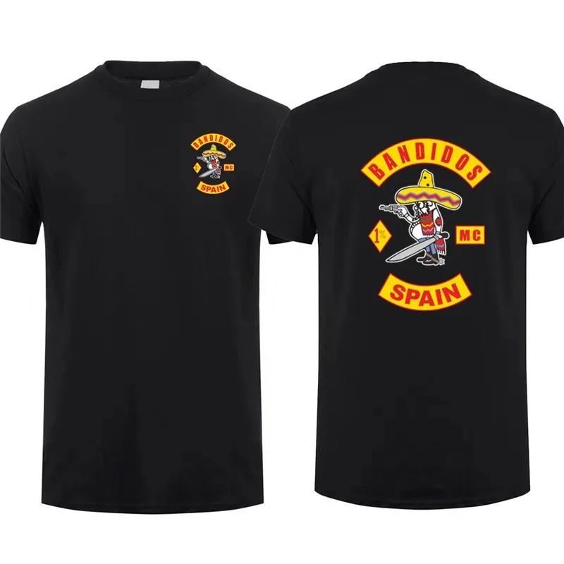 MC Bandidos T-Shirt Niederlande Australien Kanada T-Shirt Herren Kurzarm Baumwolle Kann angepasst werden Länder-T-Shirt Oberteile