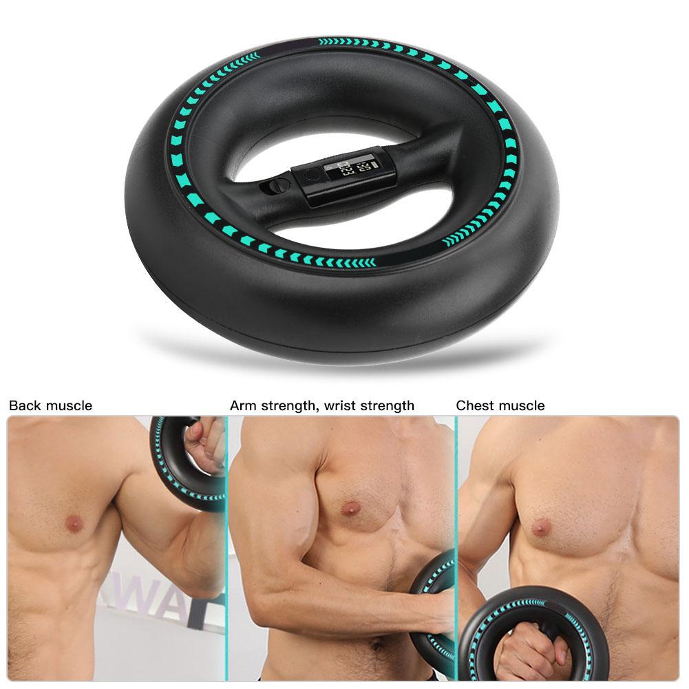 ABS Electronic Non Slip Arc Handle Arm Wrist Strength Trainer Chest Back Muscle Fitness Equipment