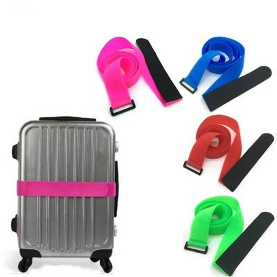 Adjustable Nylon Travel Luggage Elastic Band Luggage Cross Packing Belt Baggage Suitcase Protective Straps Travel Accessories