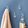 2pcs Adorable Cat-Shaped Sticky Hooks Easy Install, No Drilling Required Perfect for Hanging Belts, Keys For Kitchen Bathroom Office