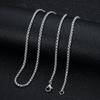Rugby Zircon Pendant Stainless Steel Box Chain Men's Hip Hop Necklace Jewelry