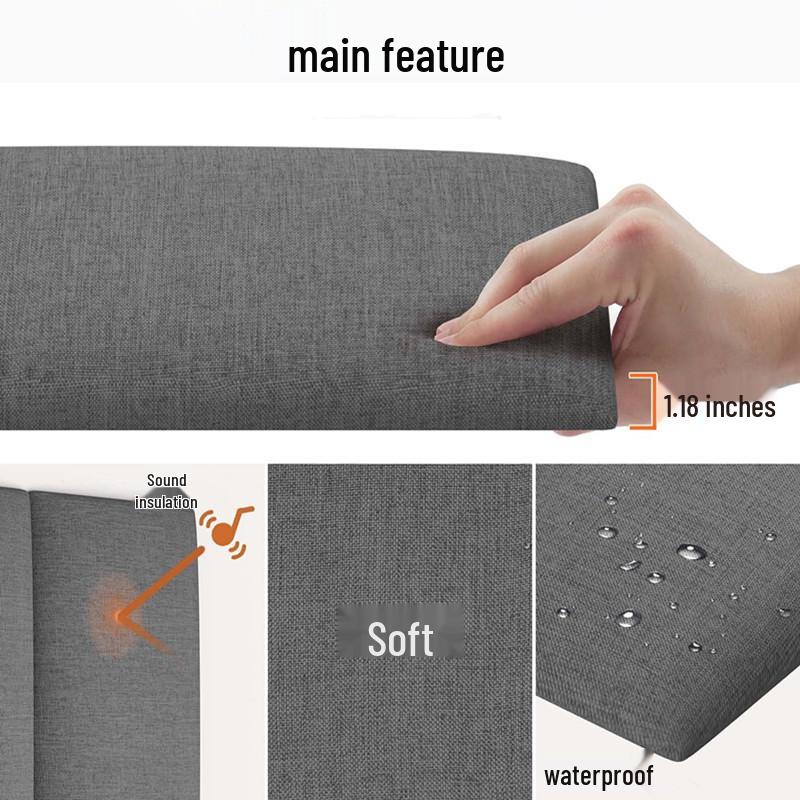 Guesthouse Tatami Headboard Cushion Wall Sticker