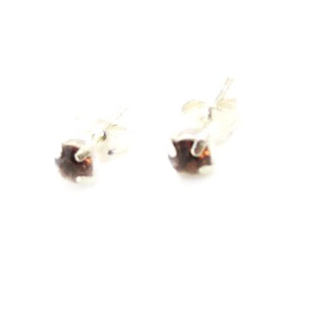 Les Trésors De Lily [D2602] - Brillants Ambre Argent - 4 mm