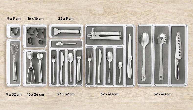 Cutlery Drawer Organizer 40x32cm
